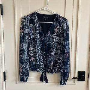 INC long sleeve blouse